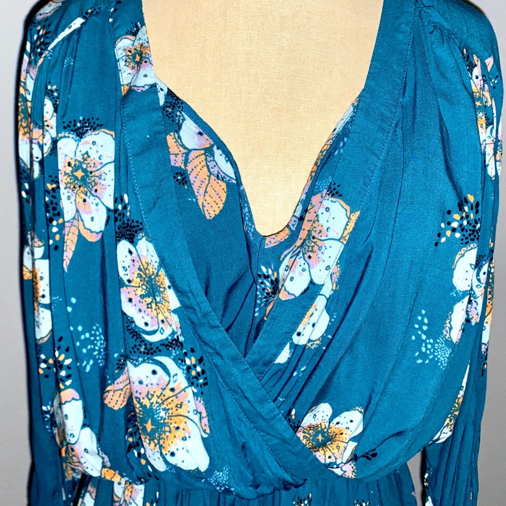 Free People Tuscan Dreams Printed Tunic sz M - Picture 13 of 15